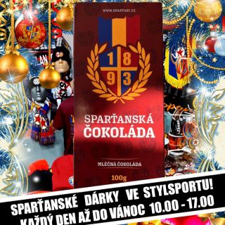 Přijďte si vybrat sparťanské dárky bez front a se skladovou zásobou! Ve Stylsportu máme otevřeno každý den (i o víkendu)...