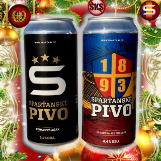 Mrkněte na Vánoční balení sparťanského piva! 12 plechovek světlé 11° a 12 plechovek polotmavé 13°. K tomu navíc balení...